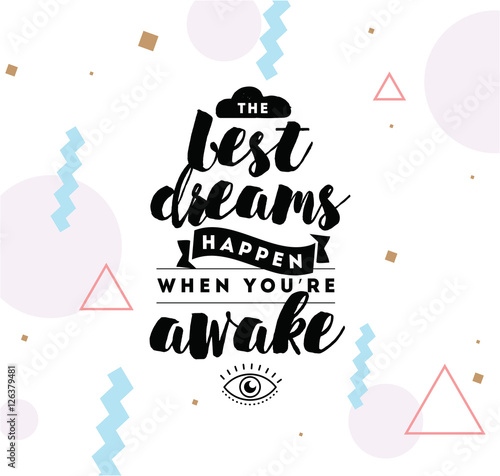 Typography for poster, invitation, greeting card or t-shirt.