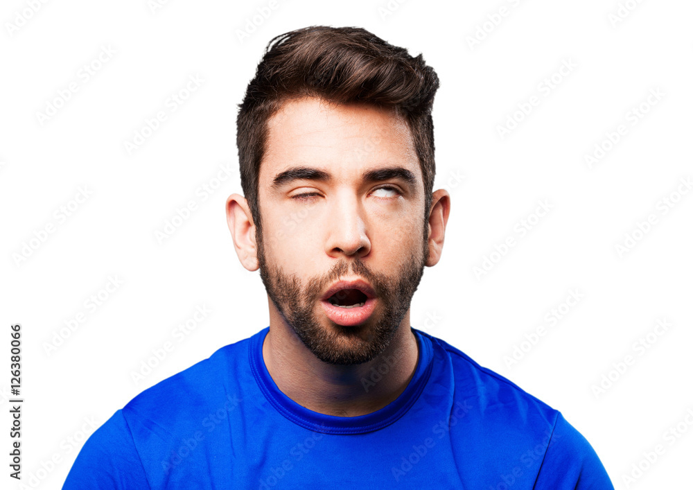 young man tired young man tired