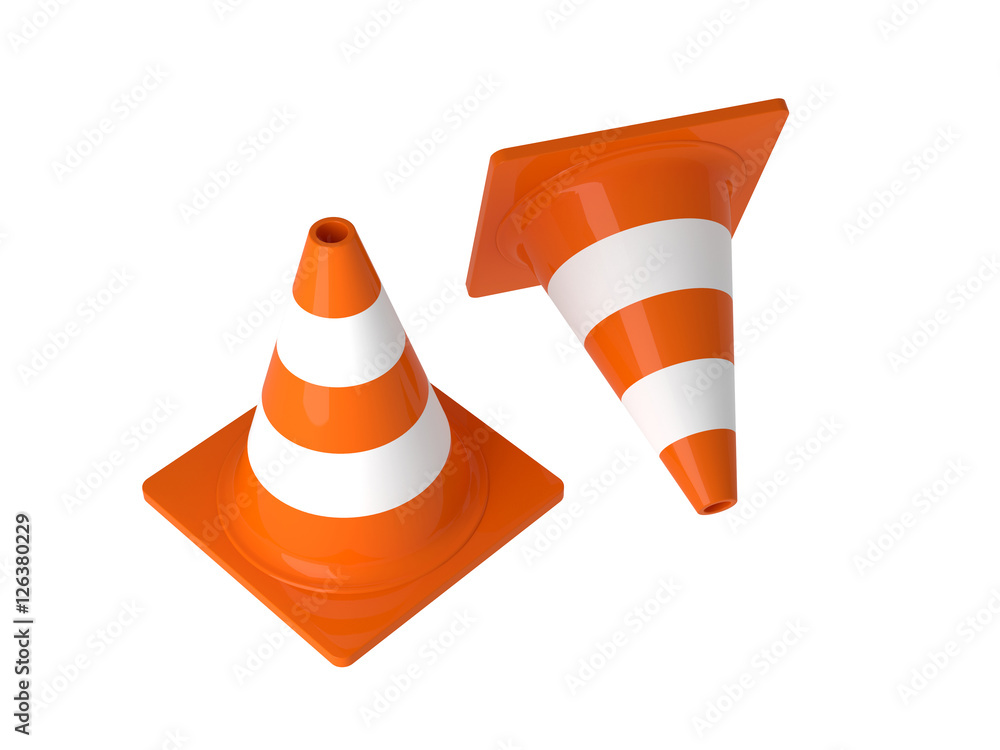 traffic cone 3d