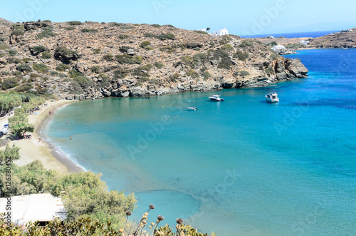 Emerald beaches of Greece - Sifnos island , Cyclades photo