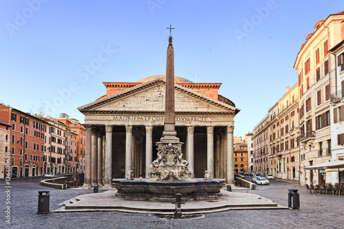 Rome Pantheon Obelisk Front