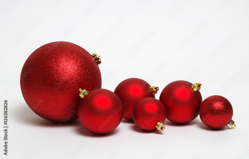 Red christmas ball Red christmas ball