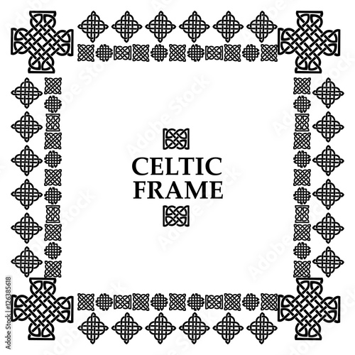 Celtic knot square frame