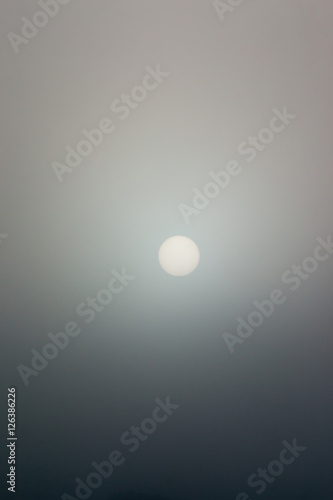 Sun in the fog