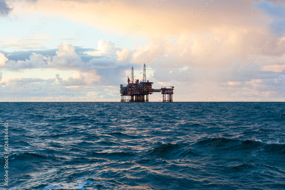 An offshore production platform