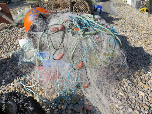 Lobster pots and fishing gear photo