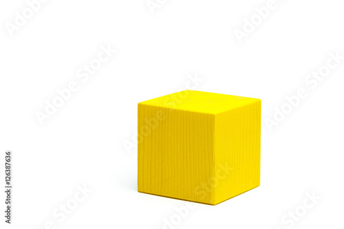 Obraz na płótnie cube isolated on white background