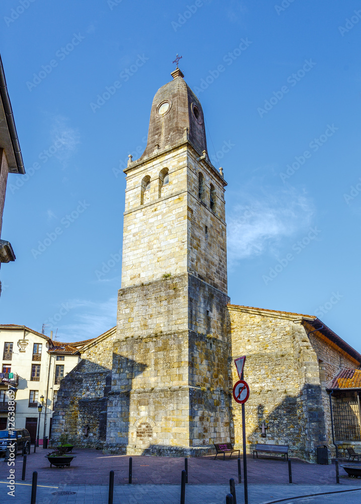 Church of San Martin in Cabezon de la Sal,  Spain