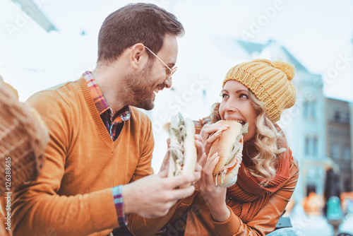 Portrait of an happy couple
