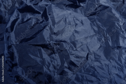 Blue rough fabric grunge texture background.