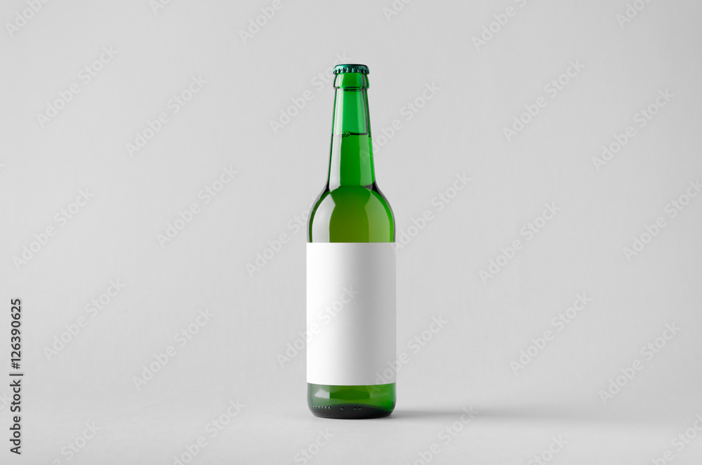 Beer Bottle Mock-Up - Blank Label Beer Bottle Mock-Up - Blank Label