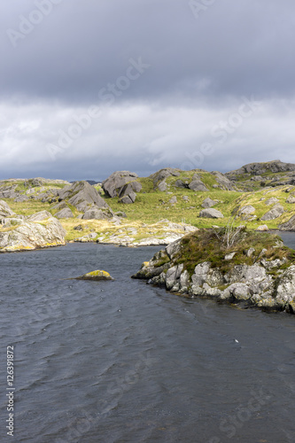 overview in Eigersund Fyr in Norway photo