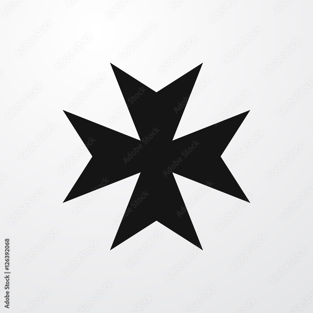 Obraz premium cross icon