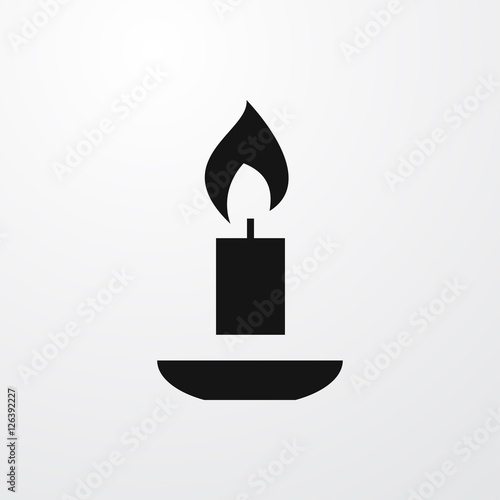 candle icon illustration