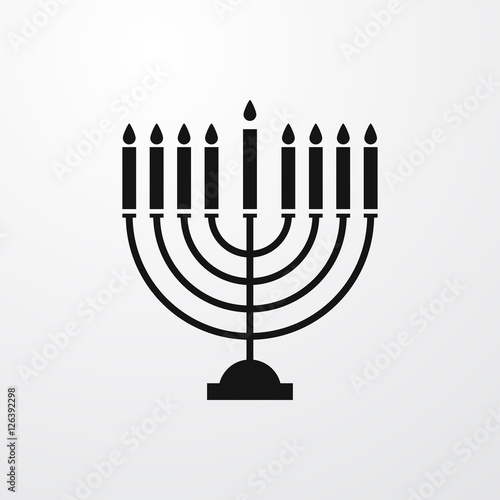 menorah icon illustration