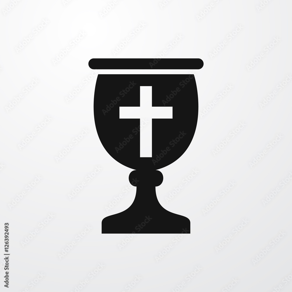 Obraz premium religiious cup icon illustration
