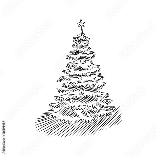 Hand Drawn Christmas Tree