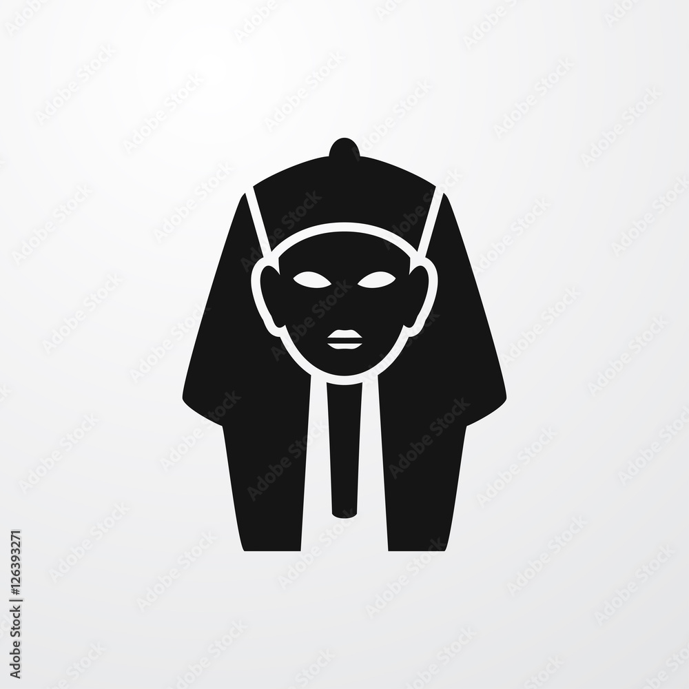 pharaoh icon illustration pharaoh icon illustration