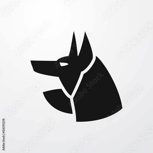 Egyptian God icon illustration