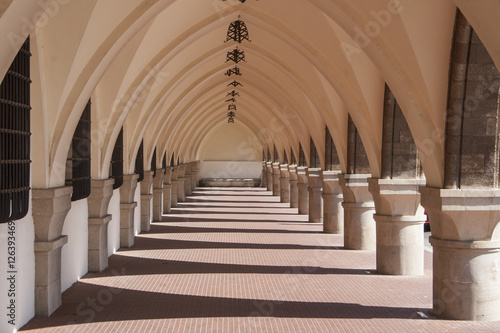 historical corridor in rhodes