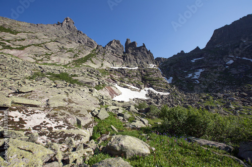 Pass Tale in the mountains Ergaki of the Western Sayan