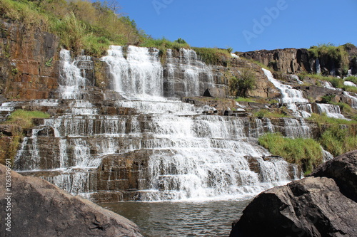 Pongour waterfall, Vietnam photo