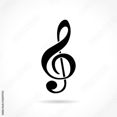 music icon on white background