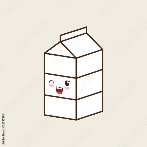 milk box cartoon