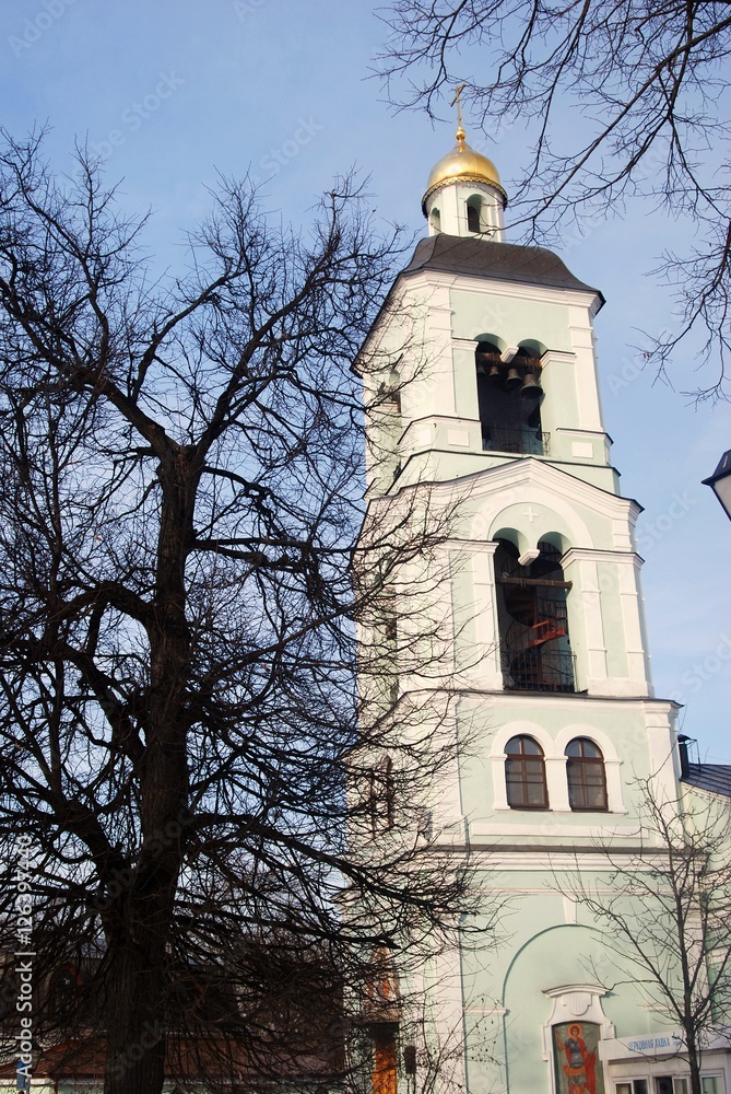 Architecture of Tsaritsyno park in Moscow. Color photo. Architecture of Tsaritsyno park in Moscow. Color photo.