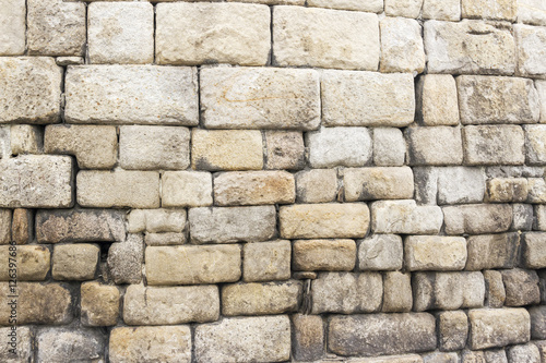 Stones of roman wall of Lugo