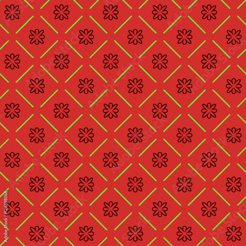 Line  flower geometric seamless pattern 54.10