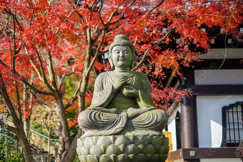 Fotografie Buddha statue Taishakuten Lord of the Center, Commander of Four Heavenly Kings