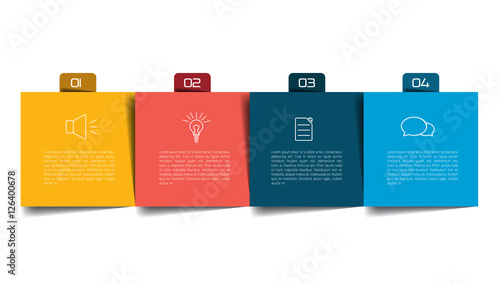 Table, schedule, organizer, planner, notepad, timetable. Step by step template, infographic.