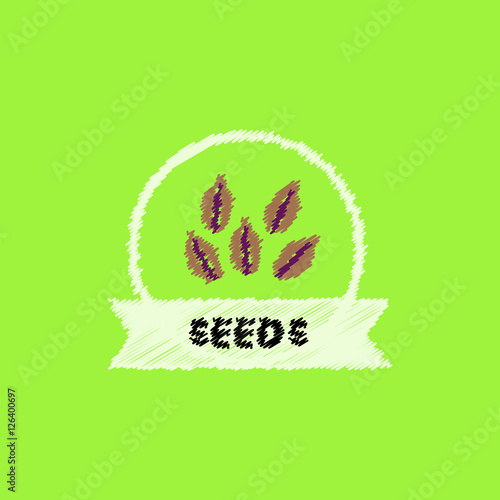 flat vector icon design collection Kitchenware seasoning seeds