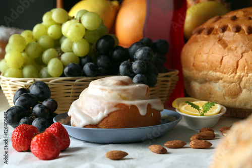 bread and fruit