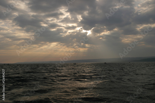 dramatic clouds over the water © salman2
