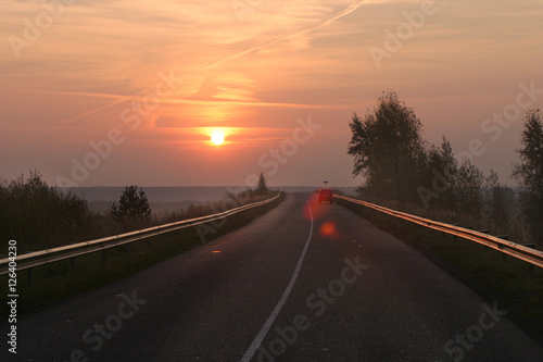 Road to sunset