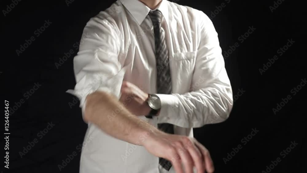 Boxing businessman Boxing businessman