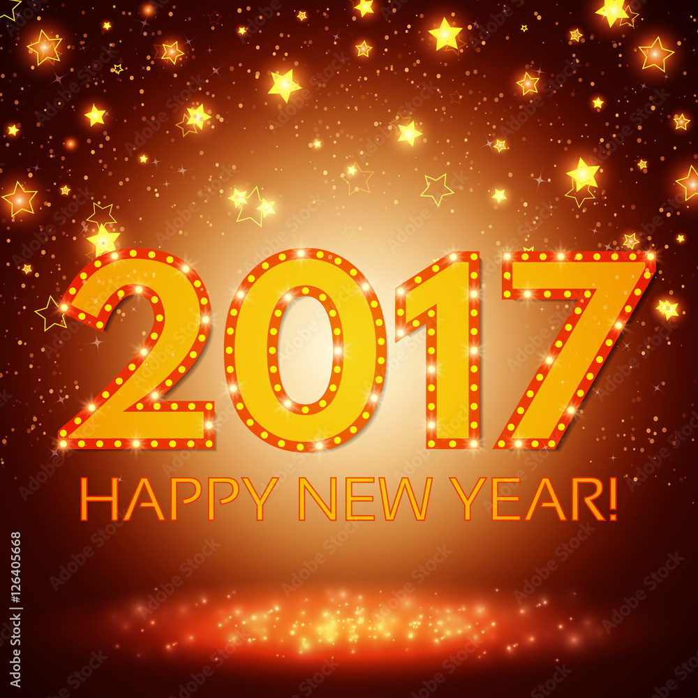 Happy New 2017 Year season background Happy New 2017 Year season background