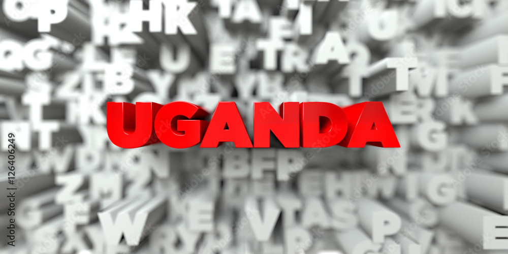 UGANDA - Red text on typography background - 3D rendered royalty free stock image. This image can be used for an online website banner ad or a print postcard. UGANDA - Red text on typography background - 3D rendered royalty free stock image. This image can be used for an online website banner ad or a print postcard.