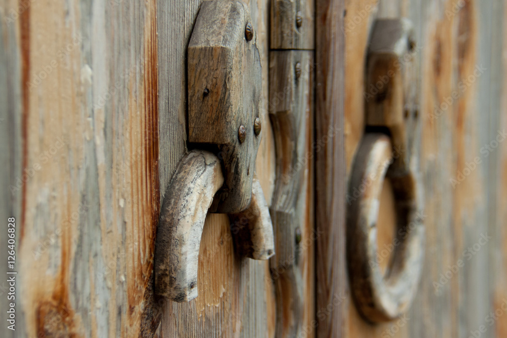 old wooden door old wooden door