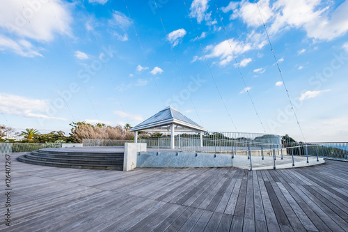the Observation Deck at Samuel cocking garden in Enoshima Island - Kamakura, Japan