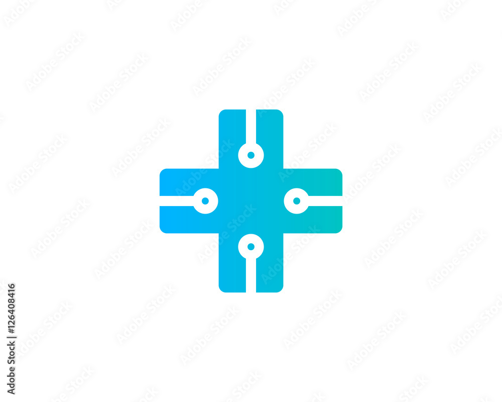 Data Medical Tech Logo Design Element Data Medical Tech Logo Design Element