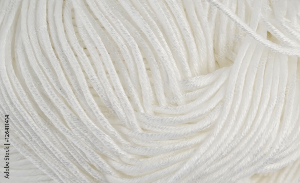 Fototapeta premium Threads close-up texture - filament and yarn background 