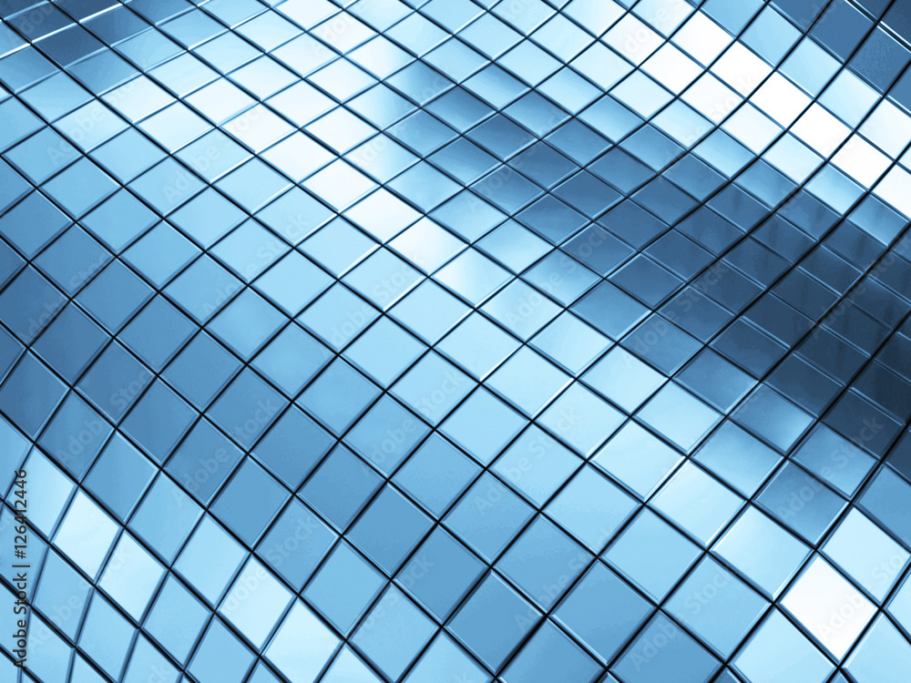 Blue silver stripe background rendering illustration Blue silver stripe background rendering illustration