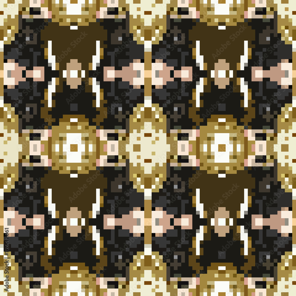 seamless tileable pixel texture pattern