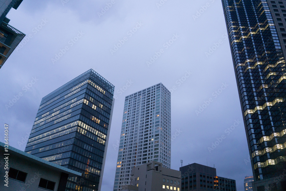 Fototapeta premium 高層ビル