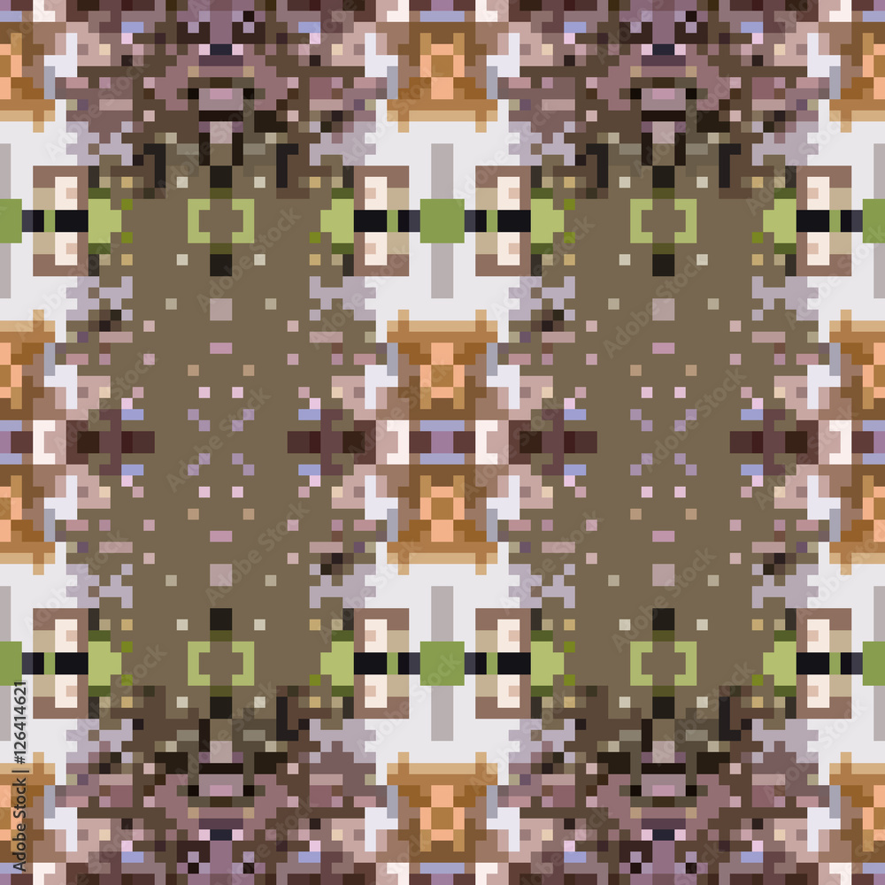 Fototapeta premium seamless tileable pixel texture pattern