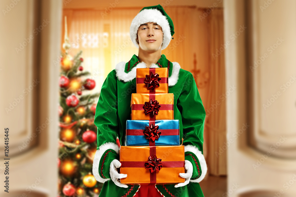 Obraz premium elf in home 