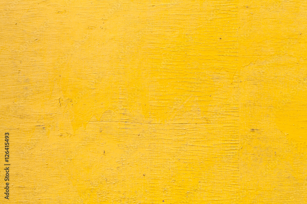 Bright yellow wooden wall texture - obrazy, fototapety, plakaty 
